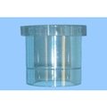 Professional Plastics Clear PVC Schedule 40 Reducr Bsh-Spxsl, 437-585L - 8 IN X 6 IN (1 Pcs FITPVCCLREDUCERS40437585L-1